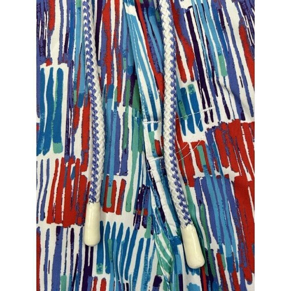 Johnnie-O Swim Trunks XL Amelia Laguna Blue Red Board Shorts Drawstring Beach - Picture 5 of 11